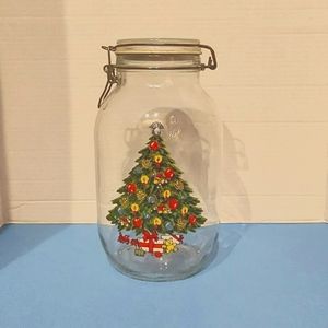 Vintage Christmas Carlton Christmas Tree Cookie Jar 3L